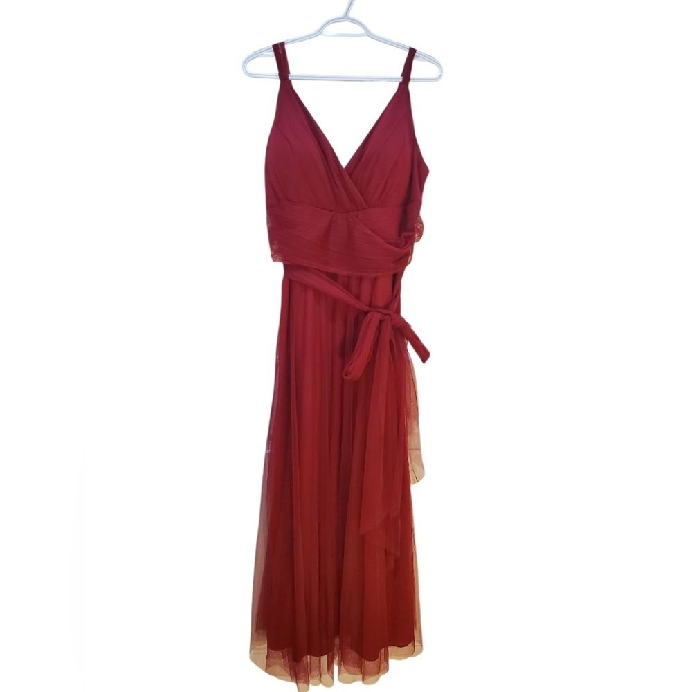 Ever Pretty Elegant Wine Maxi Dress